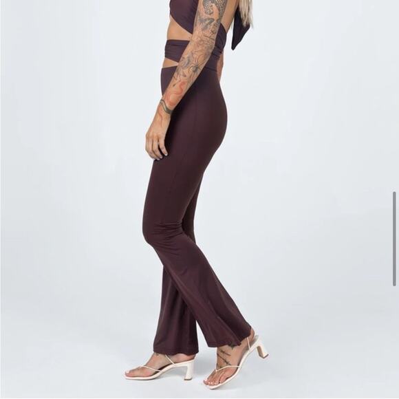 Copied - Princess Polly Amalia Jumpsuit Brown Size US 6 - Picture 4 of 14